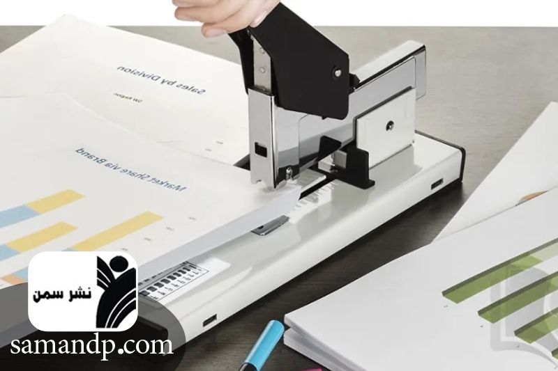 تعریف منگنه کردن کتاب 