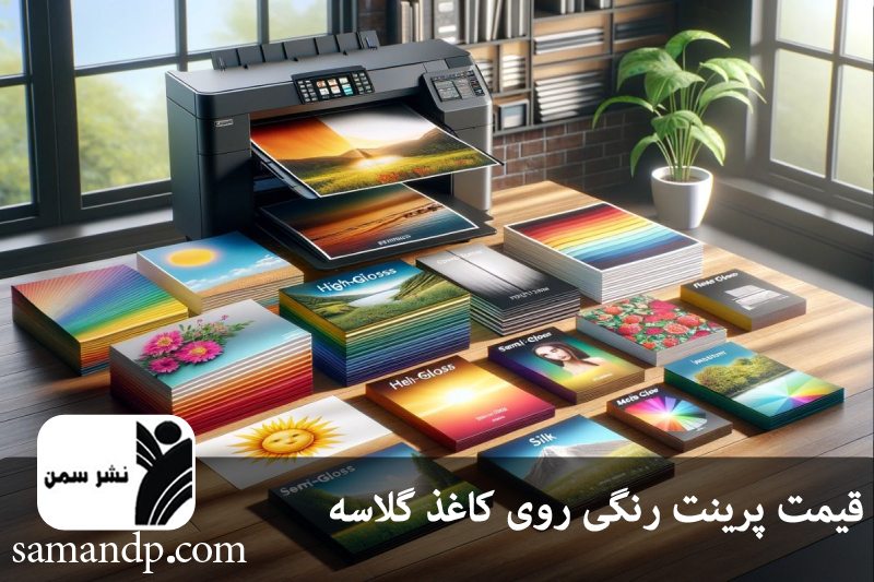 قیمت پرینت رنگی روی کاغذ گلاسه 