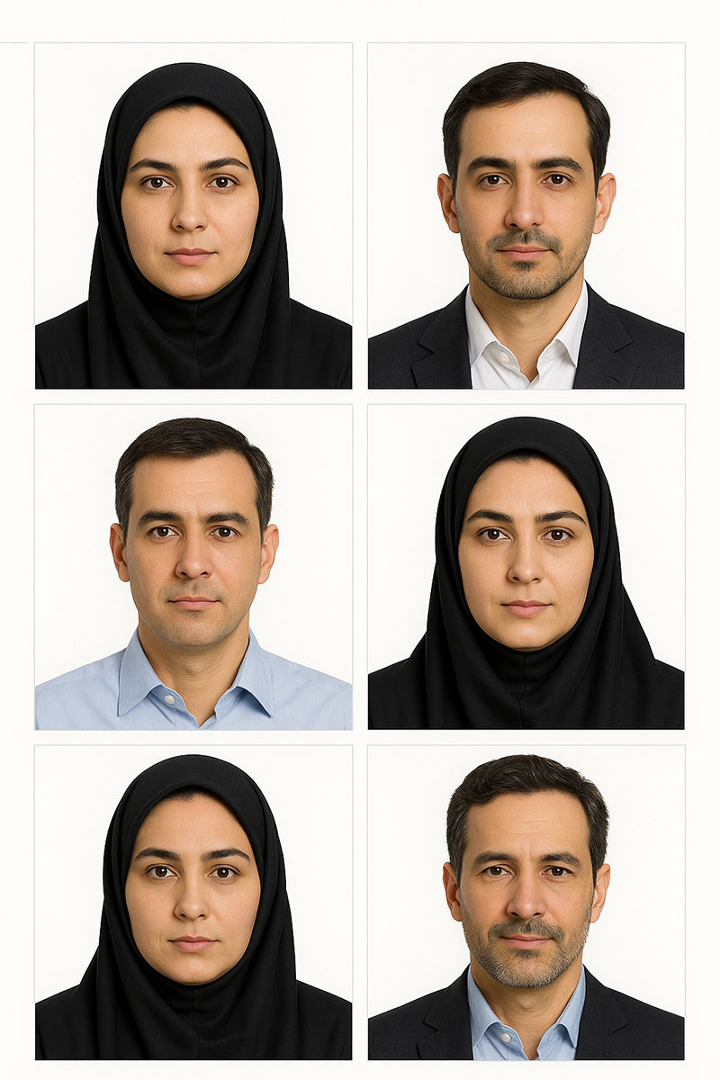 نمونه عکس پرسنلی اقا و خانم