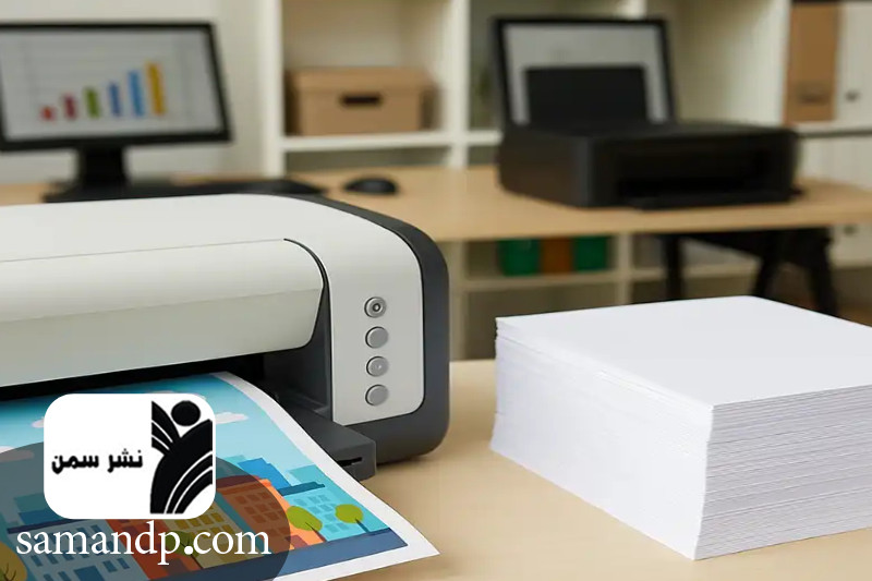 انواع خدمات پرینت «چاپ و نشر سمن» در شرق تهران